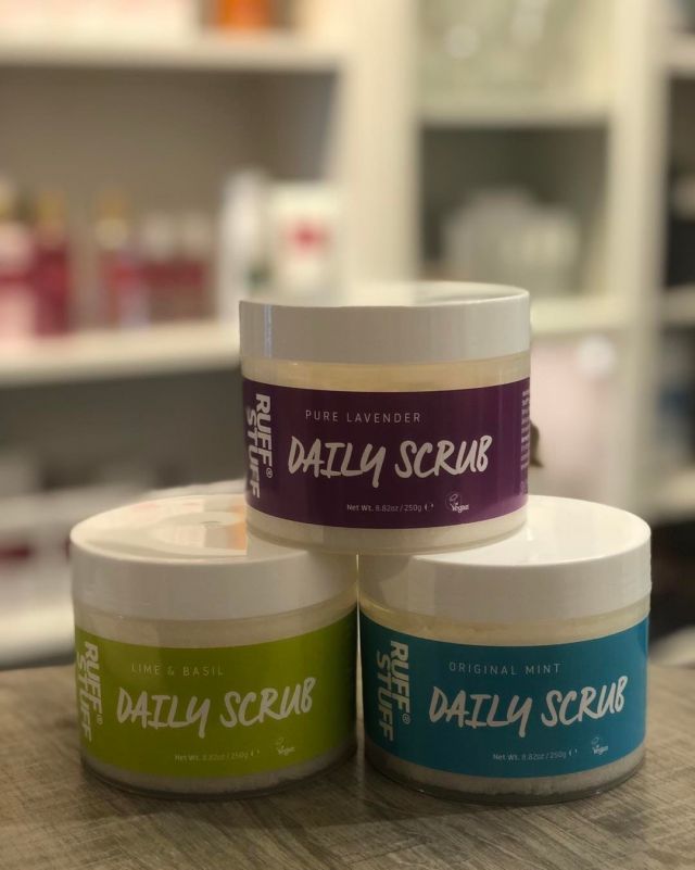 • It’s Saver Saturday! 🥳• 20% Off our Brand New  Ruff Stuff Daily Body Scrub! • Usually £12 today only £9.60! Ruff Stuff is a family run business based in Suffolk. The products have been made by hand by waxing specialists to combat common problems associated with body waxing. It’s also fantastic for anyone looking for glowing, smooth and healthy looking skin! ✨