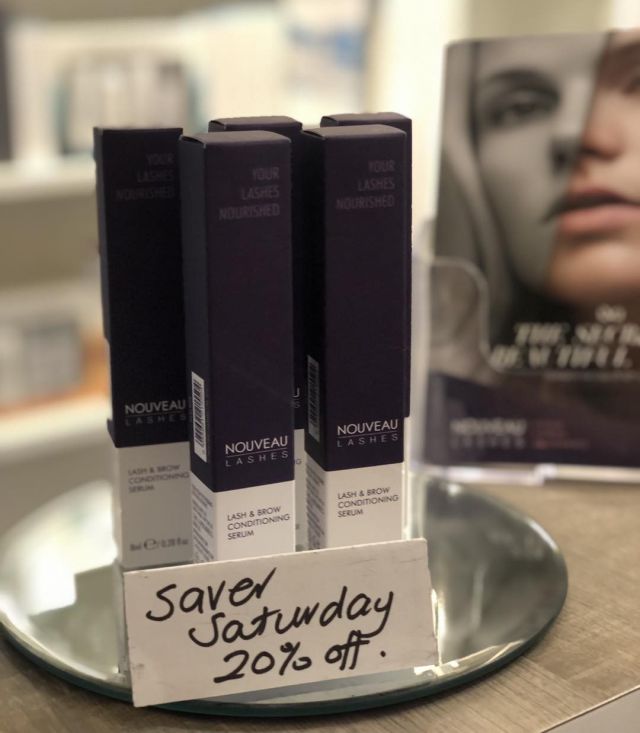 🥳 It’s Saver Saturday!💕 Get 20% off the Nouveau Lash & Brow Conditioning Serum! 🤗 Contains powerful antioxidants and conditioning actives that combine to create an intensive daily serum that thoroughly nourishes your lashes and brows. It will provide long term benefits to help give a fuller appearance to lashes and brows.🤍 Today only £15.99. Call us on 01494. 711955 to reserve yours